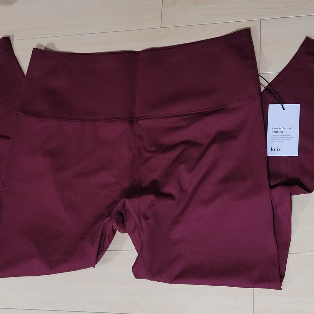 Knix Deep Red Leggings